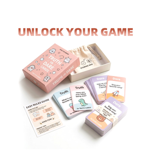 Set di Gioco 'Truth or Dare' per Festa di Addio al Celibato con Scatola Magnetica Deluxe Lucida UV e Pennarelli, Carte da Gioco Personalizzate - Product Image 2