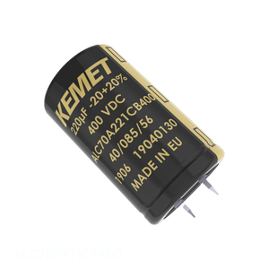 ตัวเก็บประจุแบบมีรูสำหรับ470 uF ฝาปิด ALC70F471CF400ของแท้20% uF 400V - Product Image 1