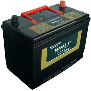 Bateria de carro chumbo ácido da coreia 12v 90ah, manutenção sem bateria de carro