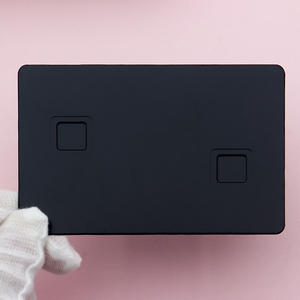 <span class=keywords><strong>Tarjeta</strong></span> <span class=keywords><strong>de</strong></span> Crédito Americana <span class=keywords><strong>de</strong></span> Metal en Blanco <span class=keywords><strong>de</strong></span> Acero Inoxidable con Diseño Único y Logotipo Personalizado, con Ranura para Chip Dual y Banda Magnética - Product Image 1