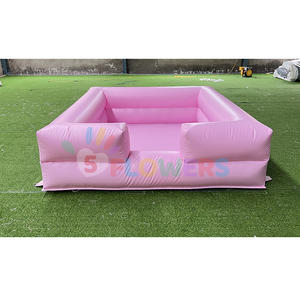 Mini fosse à balles gonflable bon marché <span class=keywords><strong>maison</strong></span> de rebond bleue <span class=keywords><strong>location</strong></span> de fête <span class=keywords><strong>piscine</strong></span> à balles rebondissantes <span class=keywords><strong>avec</strong></span> souffleur d'air mariage - Product Image 2