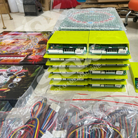 Hot S-Lot SQX Zuid-Amerikaans Afrikaans Fruit King 5 Mario-01 Arcade Game Machine DIY Kit Metaal Engels 110/220V 1 Jaar Garantie