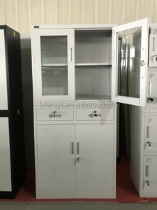 लोहे की अलमारी के दरवाजे स्टील फाइलिंग अलमारियाँ 4 परतों की धातु - Product Image 5