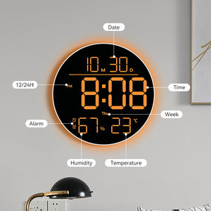 Nueva Lámpara de Noche Personalizada, Lámpara de Día de Neón, Calendario de Cabecera, Reloj de Pared Inteligente con Pantalla LED Digital Grande - Product Image 2