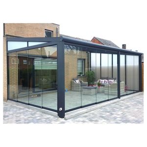 Moulure de toit en polygone moderne pour véranda en aluminium d'extérieur autoportante personnalisée couvertures de patio en aluminium pour <span class=keywords><strong>jardin</strong></span> d'hiver pour verre de villa - Product Image 3