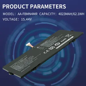 AA-PBMN4MR 15,44 В 62.1Wh Аккумулятор для ноутбука Samsung Galaxy Book 2 Pro 360 13 NP930QDB NP930QED NP930XDB NP935XDB - Product Image 4