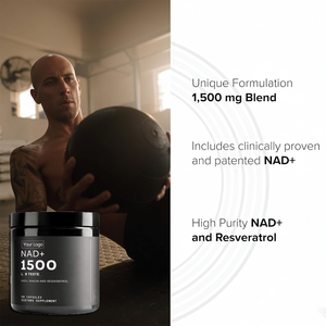 Cápsulas OEM NAD <span class=keywords><strong>Plus</strong></span> 1500mg, Mezcla de Niacina y Resveratrol, Suplemento Dietético Probado en Laboratorio, RiaGev-<span class=keywords><strong>WS</strong></span>, Vitamina B3, D-Ribosa, 60 Unidades - Product Image 5
