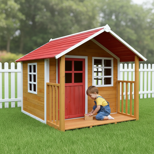Meilleures ventes : Ensembles de meubles d'extérieur pour enfants, produits très demandés, maisonnette de jeu en bois à construire soi-même pour enfants - Product Image 1