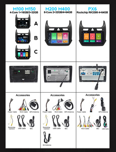 MEKEDE M100 controllo Vocale Android 9 4Core Car DVD Multimedia Player Per Chevrolet <span class=keywords><strong>Cobalt</strong></span> 2011 Radio Stereo Video SWC GPS WIFI BT - Product Image 2