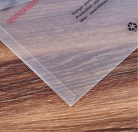Transparente Plastik-T-Shirt-Taschen, PVC-Hüllen, quadratische CD-Taschen, Gesichtsmasken-Beutel, durchsichtige PET-Umschläge, recycelbar