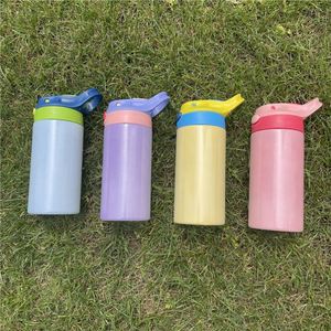 12Oz Thermal Vacuum One Tumbler With Two Functions Travel Cups Uv Color Change Insulated Water Flask for Sublimation - Product Image 3
