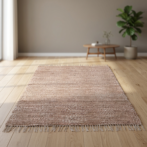 Tapis de sol en jute et coton tressé fait main, naturel, écologique, doux, durable, pour la prière, la décoration intérieure - Product Image 4