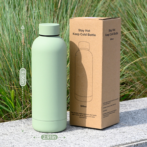 Botella de agua de gimnasio de acero inoxidable para deporte de lujo de nuevo diseño de 500ml con botella de agua deportiva con pajita - Product Image 5