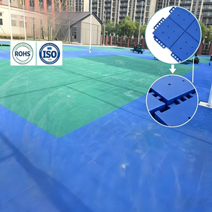 Outdoor PP <b>Interlocking</b> Suspended Sports Flooring Anti-slip Modular Basketball Court Kindergarten Playground Project <b>Floor</b> <b>Tiles</b> - Product Image 1