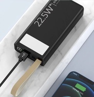 2024 nouveau produit tendance prix de gros 40000mAh PD 22.5W batterie externe 60000mAh 20W PD chargeur de téléphone avec lampe de poche LED pour mi