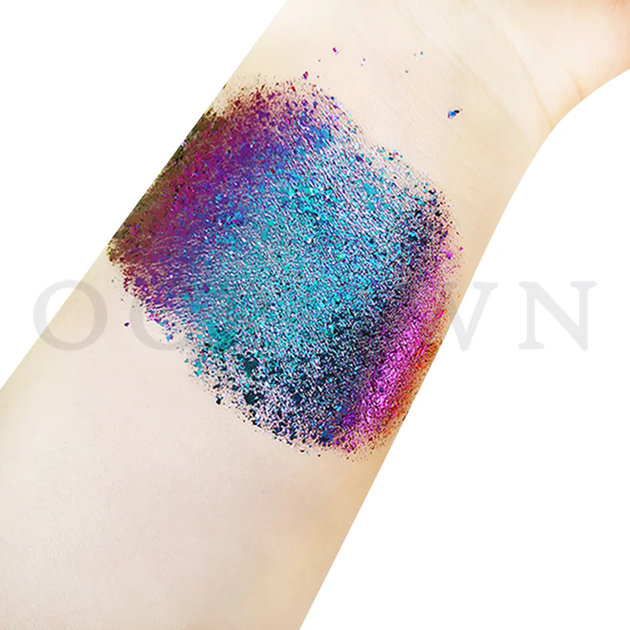 Camaleonte Effetto Cosmetico di Bellezza Unghie Glitters Perlescente Polvere di Vernice di Colore Laser Dell'ombretto del Pigmento