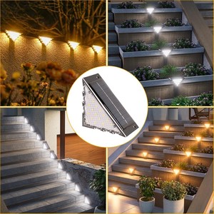 Solar Garden Lights LED Waterproof Stair Light Outdoor Courtyard Villa Garden Lighting - Product Image 1