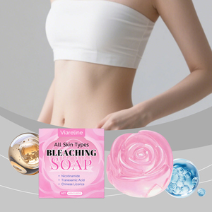 Jabón Facial de Rosas, <span class=keywords><strong>Espuma</strong></span> Limpiadora Facial, Blanqueador, Nutritivo, Hidratante, Antiacné, Jabón Corporal para Baño - Product Image 6
