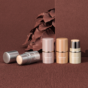 Custom 5g <b>Mini</b> Round PP Plastic Refillable Deodorant Bottle Solid <b>Perfume</b> Stick Packaging for Body Use - Product Image 5