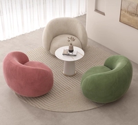 Fauteuils d'appoint inclinables de luxe, design moderne violet-brun, avec pieds en bois, pour appartement, salle à manger, salon, mariage