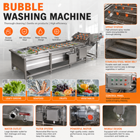 Laveuse Commerciale de Légumes et Fruits, Machine de Nettoyage de Poivre Noir pour l'Australie