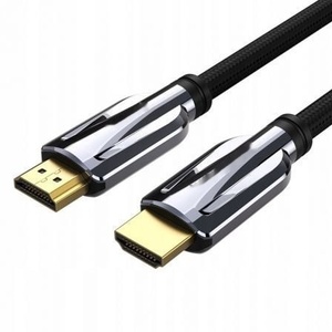 Cable HDMI - HDMho a HDMho, 3 m, 8K, soporta imagen y sonido de alta definición, color gris y negro, ideal para conexión de - Product Image 1
