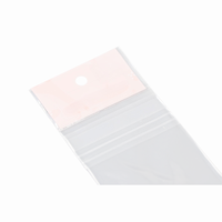 Sacs plats auto-adhésifs transparents personnalisés OEM en gros, à trois soudures latérales, en BOPP PE laminé, pour bijoux, ornements et décorations