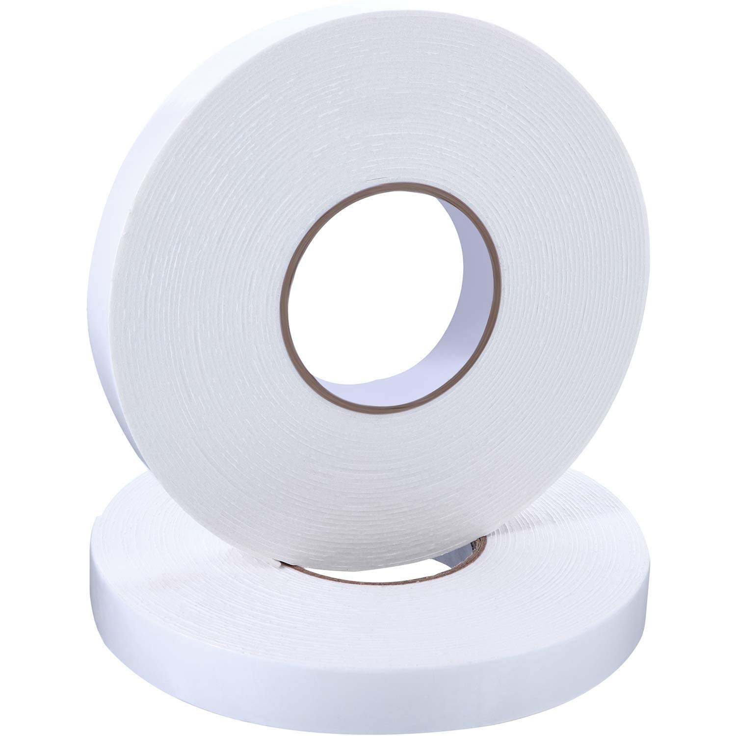 0,8mm 1mm 1,5mm 2mm 3mm 4mm doppelseitiger Klebstoff Abnehmbares weißes Schaum band mit weißer Papier folie für Nagel feilen