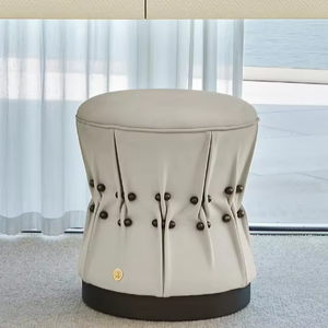 <span class=keywords><strong>Pouf</strong></span> Rond Rose en Velours, Moderne et Écologique, pour Salon, Chambre à Coucher, École, Appartement, Villa - Product Image 1