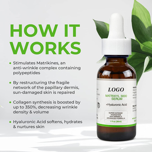 Siero al Collagene e Acido Ialuronico con Matrixyl 3000 Marchio Privato Idratante Rimpolpante Migliora Elasticità e Fermezza Ripara la Pelle Danneggiata - Product Image 5