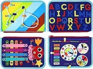 Tavola Sensoriale in Feltro 2026 di Tendenza per Bambini: Giocattoli Montessori di Apprendimento Sensoriale con Attività Educative - Product Image 5