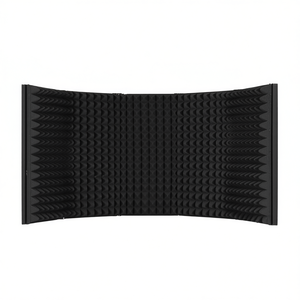 <b>Microphone</b> Sound Absorbing Panel 5-Compartment Noise Reduction <b>Studio</b> Vocal Booth - Product Image 3