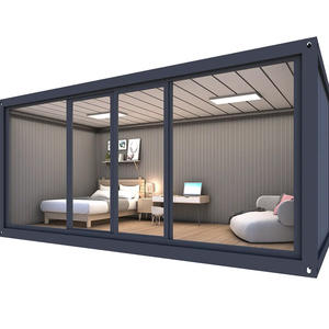 Panneau sandwich en acier à assemblage rapide pour maison de conteneur pliante préfabriquée détachable de la Chine pour une utilisation en hôtel de centre commercial résistant aux catastrophes - Product Image 5