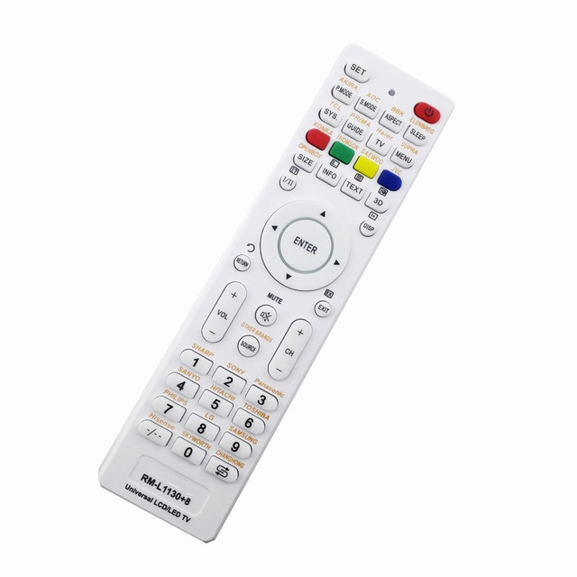 RM-L1130+8 Chinese TV Universal Remote Control for LCD/LED Television With 43 Keys