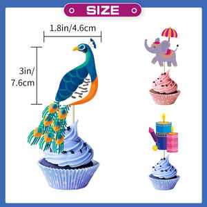 Estilo moderno Diwali Party Cake Decoración Plugin Indian Lantern Festival Modern Cake Toppers - Product Image 3