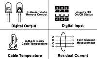 Compteur d'énergie intelligent triphasé Acrel ADW300 IoT, compteur d'énergie numérique kWh, haute précision, surveillance de l'énergie