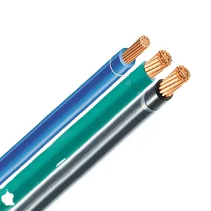 THWN THHN Cable Wire Size AWG 4 6 8 10 12 14 Stranded Copper Nylon Electric Building Cable