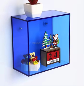 HoFong <strong>Customized</strong> Wall-Mounted <strong>Transparent</strong> Shadow Box Plastic Wood <strong>Toy</strong> <strong>Display</strong> Case Collection Cabinet Manufacturer's <strong>Customized</strong> - Product Image 5