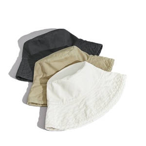 Wholesale 100% Cotton Poplin Velour Unisex Bucket <b>Hat</b> Stylish Design for Fishers Sun Protection for Summer Outdoor Fishing Daily - Product Image 1