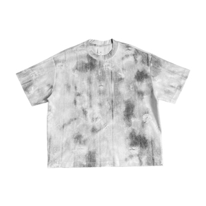 Customized <strong>Cream</strong> Washed <strong>Tshirts</strong> Cropped <strong>Tshirt</strong> 100% Cotton Men Oversized Crop <strong>Tshirt</strong> - Product Image 6