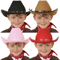 Kind Studded Cowboy Hoed Wild West Kids Westerse Cowgirl Fancy Dress Stetson