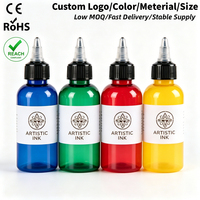Bouteilles vides personnalisées avec logo de marque, 1oz, 2oz, 50ml, 60ml, 100ml, avec bouchon applicateur en plastique, pour huile capillaire, teinture, sauce, jus