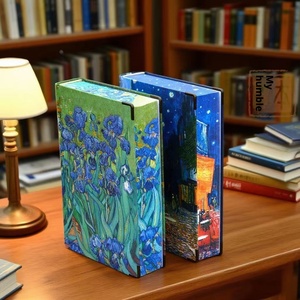 <span class=keywords><strong>Van</strong></span> <span class=keywords><strong>Gogh</strong></span> 120g cartaceo con copertina rigida in carta con bordo a colori rilegatura termica in bianco Graffiti pittura bianca ispessita per taccuino regalo - Product Image 3