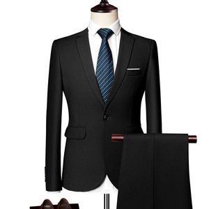 IStapromo Gifts – Nouvel ensemble décontracté pour homme, style britannique, veste de costume unie, ensemble deux pièces tendance pour jeunes hommes - Product Image 1