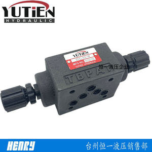 Vanne de régulation de débit Yutien Stc-02-W 315 Bar 160 L/min, vanne hydraulique empilable - Product Image 2