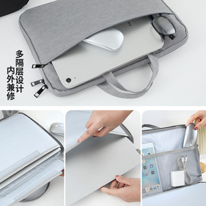 Slim Oxford Waterproof <b>Laptop</b> Bag Business Briefcase Portable Handheld Travel Office 14 15 Inch Lightweight <b>Backpack</b> <b>Laptop</b> Bag - Product Image 6