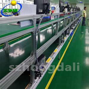 Sistem konveyor Transfer kustom garis konveyor sabuk hijau PVC panjang 5m 6m 20m - Product Image 5