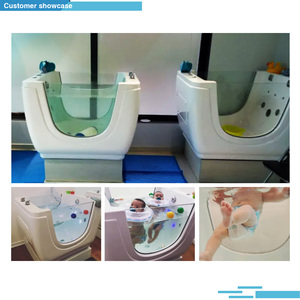 Sunrans Premium Baby Bath Spas <span class=keywords><strong>Baignoire</strong></span> pour hydrothérapie avec jets à bulles et éclairage LED - Product Image 6