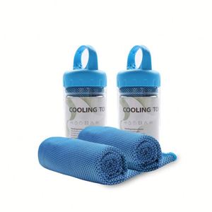 Serviette de cou rafraîchissante instantanée en microfibre avec logo personnalisé pour le sport, la course à pied et la randonnée - Product Image 1