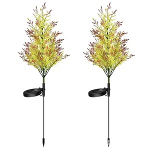 Solar Garden <b>Light</b> LED Pine <b>Tree</b> Decorative Outdoor Lawn Lamp Water Resistant Portable Solar Powered - Product Image 1